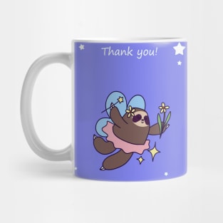 Thank You - Fairy Sloth Mug